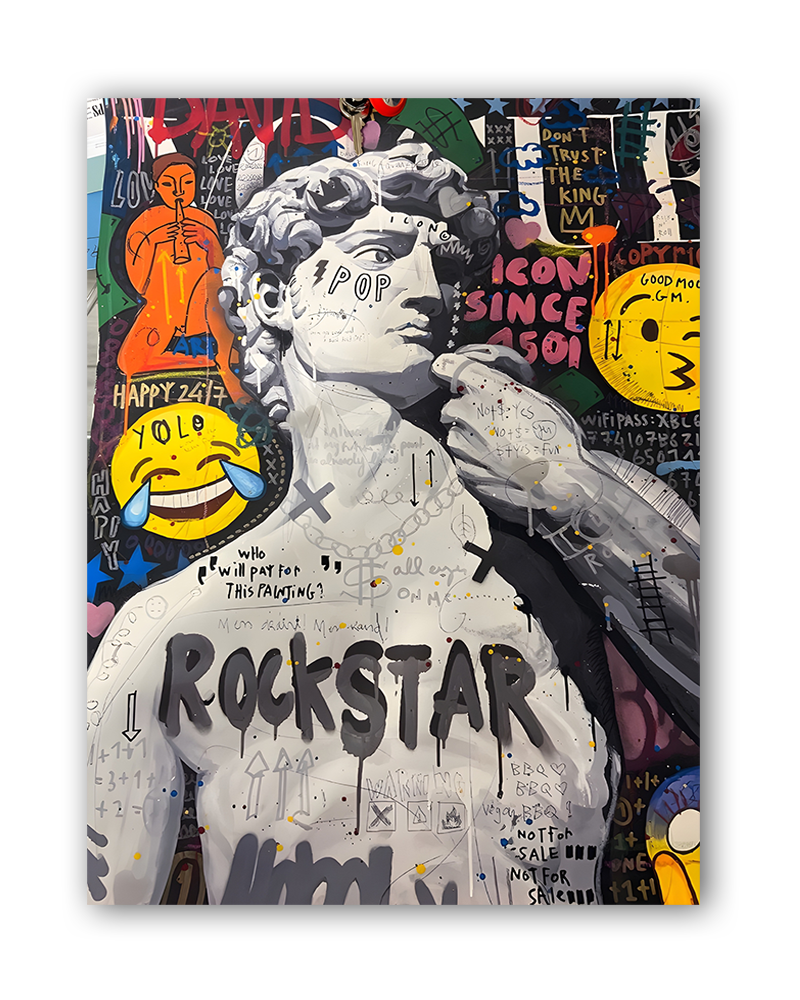 ROCKSTAR - LED Bilder Folie