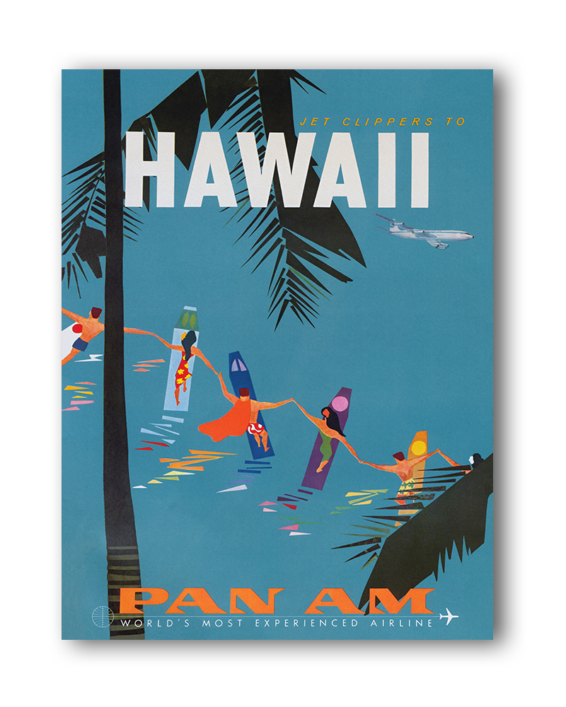 HAWAII SURFING - LED Bilder Folie