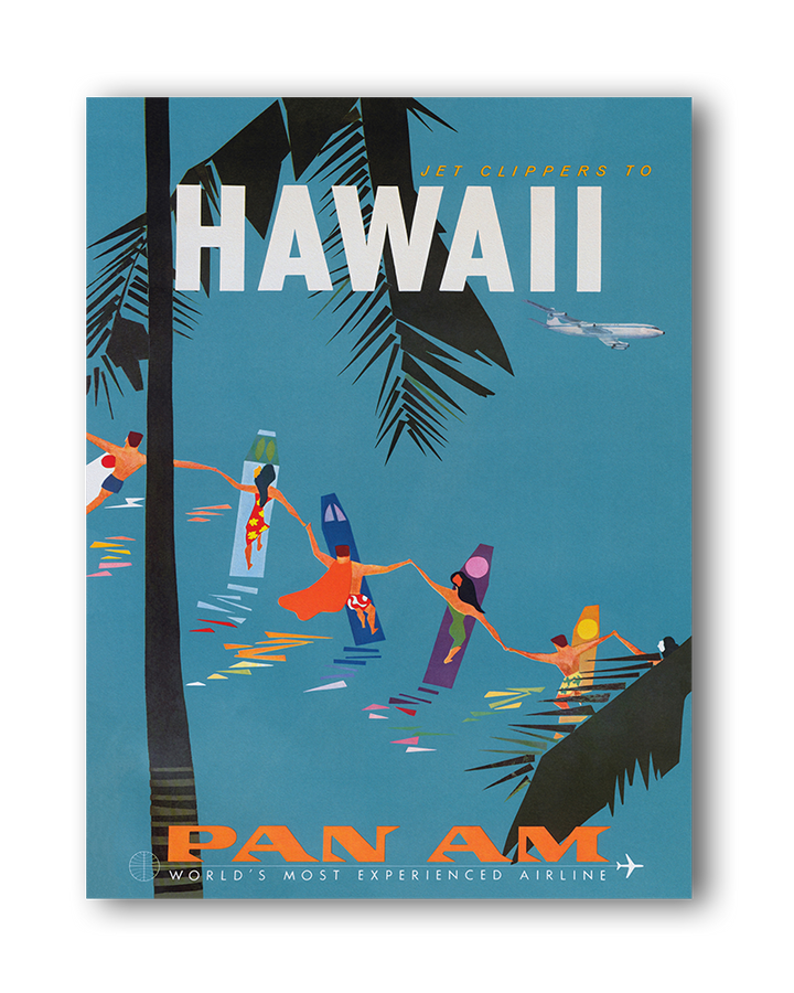 HAWAII SURFING - LED Bilder Folie