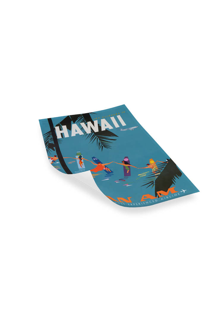 HAWAII SURFING - LED Bilder Folie